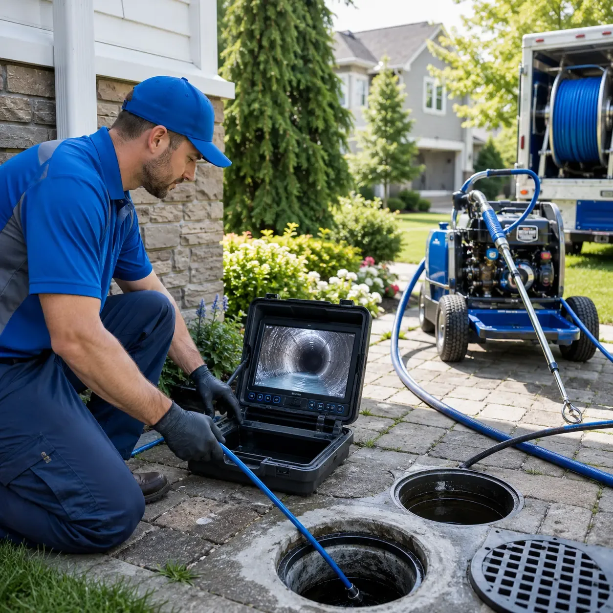 Outdoor drain cleaning professionals serving Hillsborough, NH